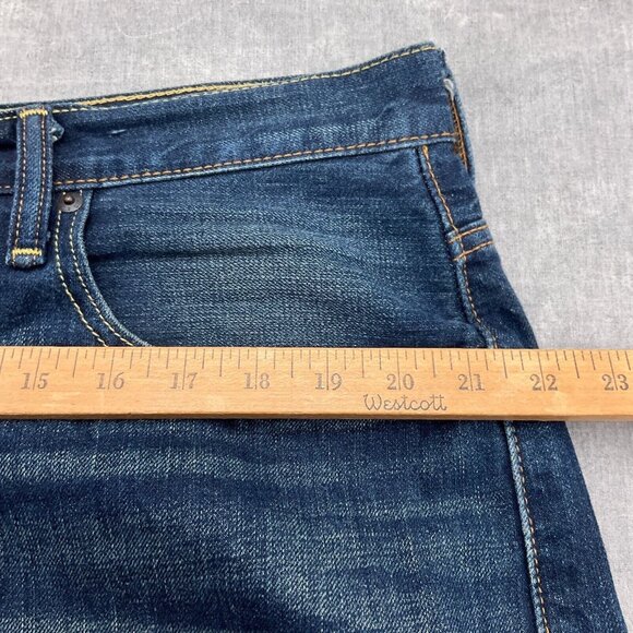 Levis 569 Shorts Men 36W x 11.5L Blue Cotton Denim Classic Jean 90s VTG - Picture 5 of 11